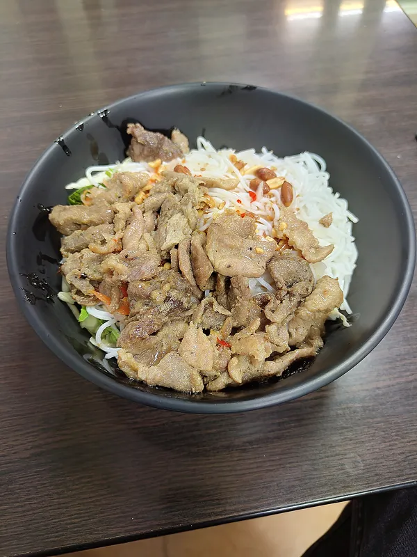 Vietnamese noodles with beef